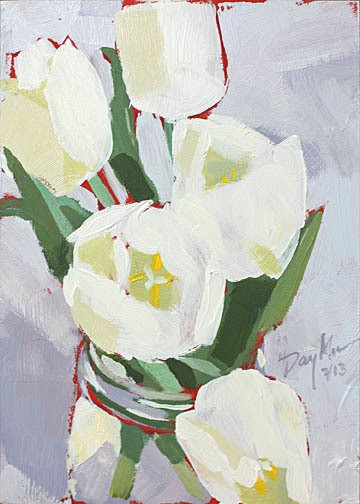 005 white tulips